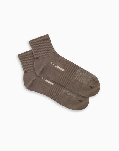 Medias deportivas hombre tobilleras algodón cafés