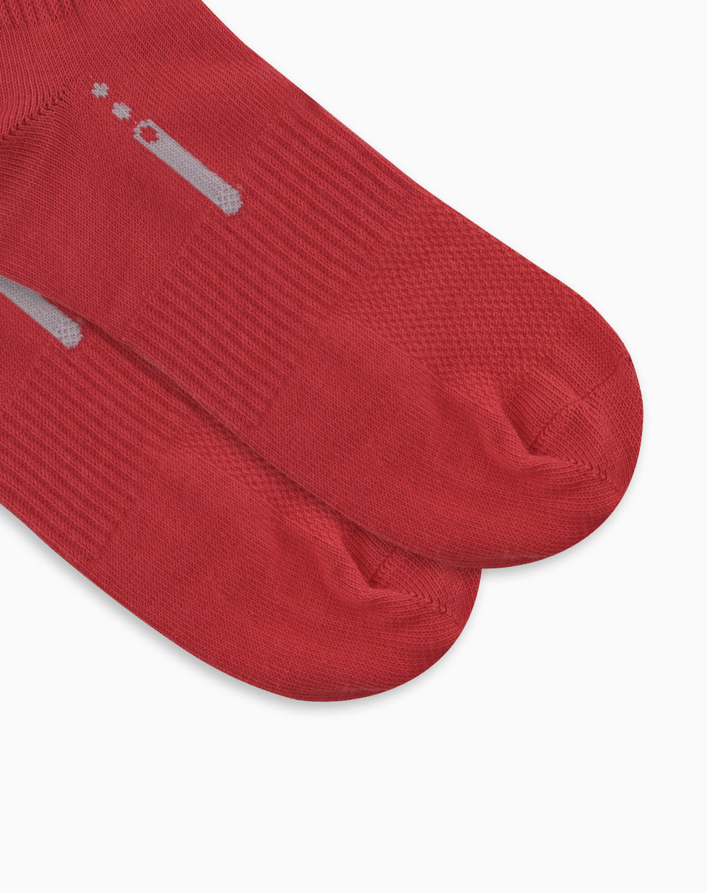 Medias deportivas hombre tobilleras algodón rojas