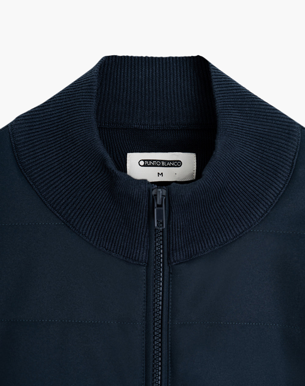 Chaqueta bomber regular bolsillos con cierre azul hombre