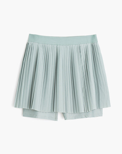 Falda de tenis ciclista interno verde mujer