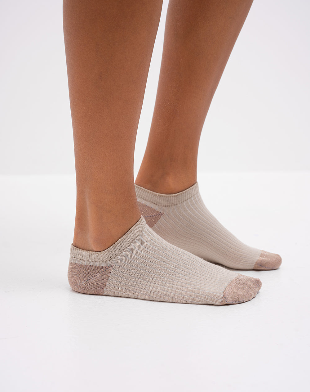 Medias mujer tobilleras cortas algodón pack x3 surtido