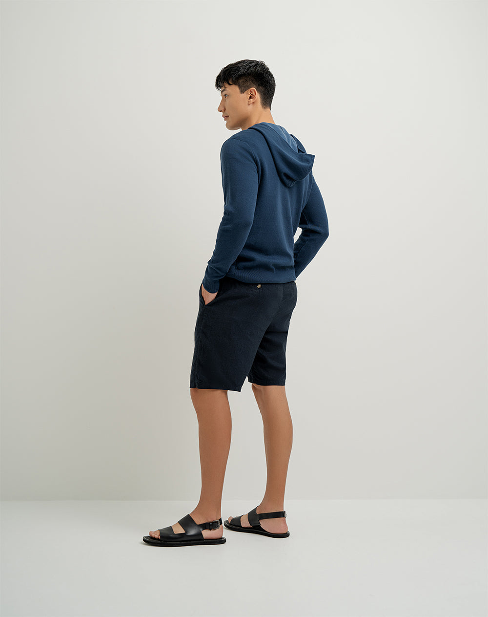 Buzo regular fit azul