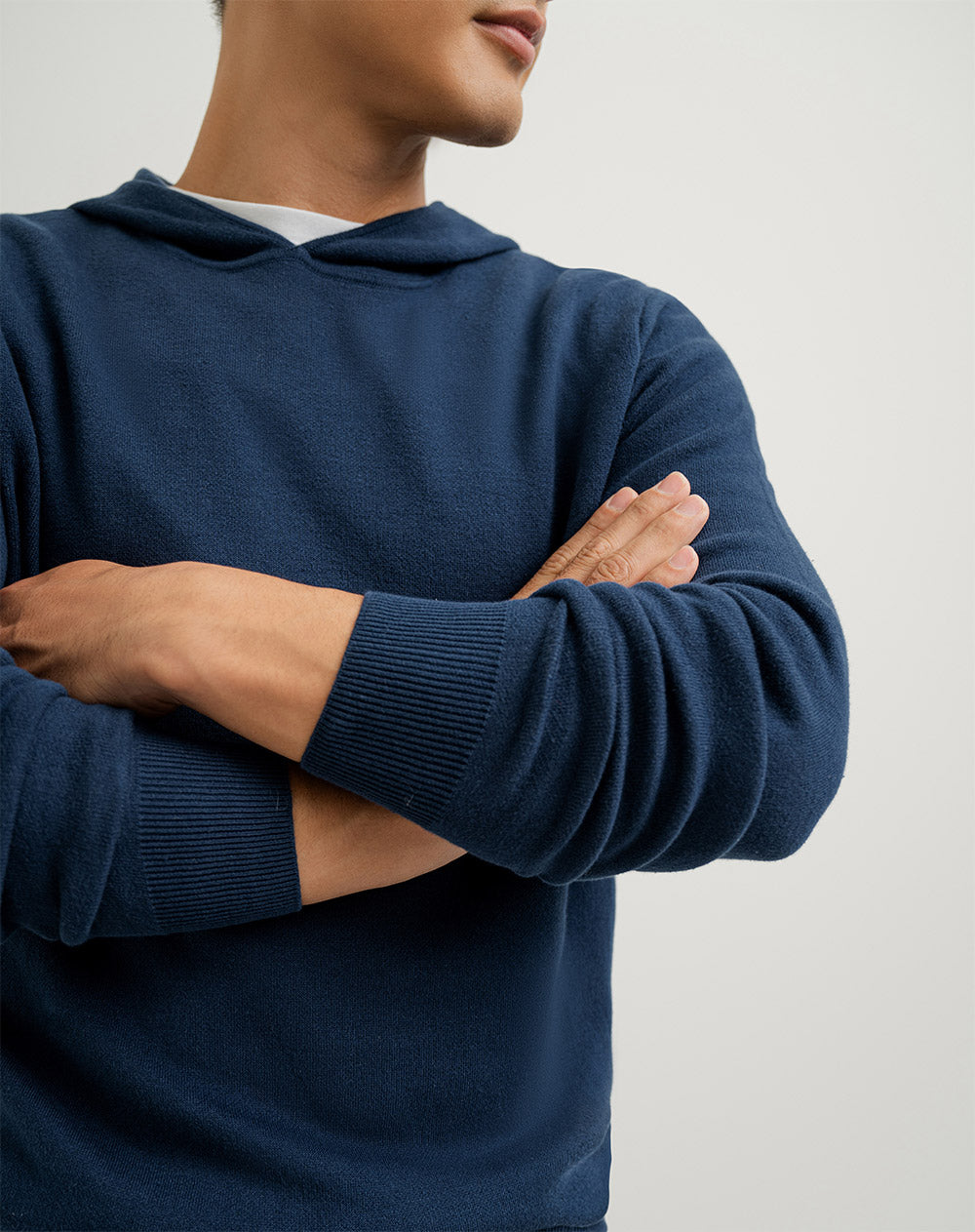 Buzo regular fit azul