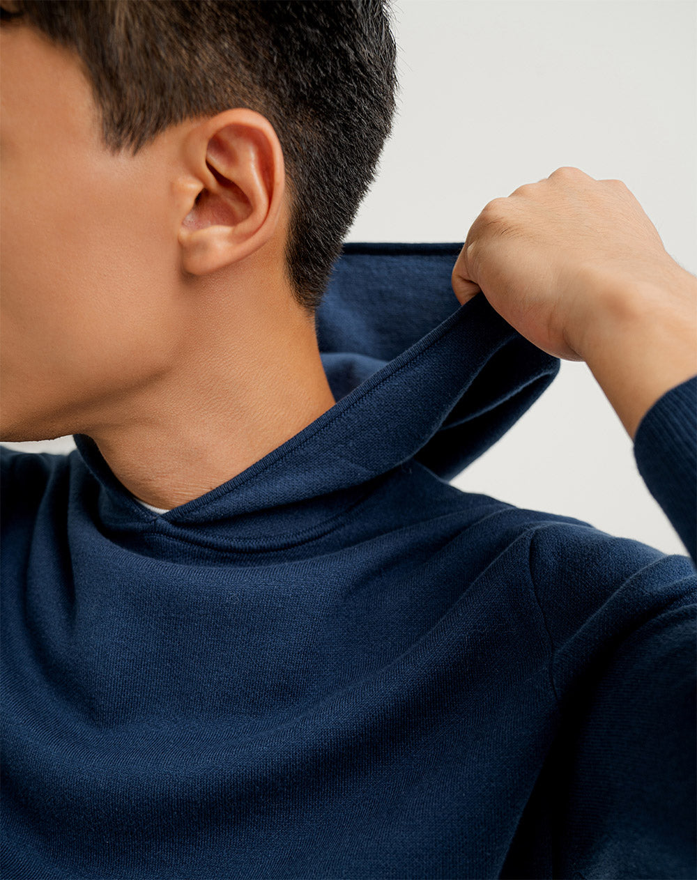 Buzo regular fit azul