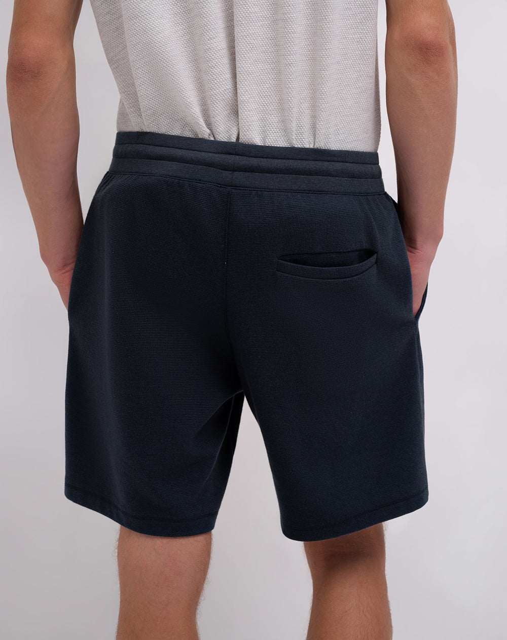 Bermuda confort regular azul hombre