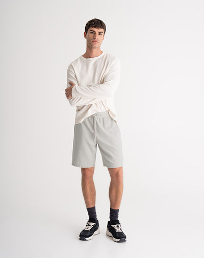 Bermuda regular fit gris hombre