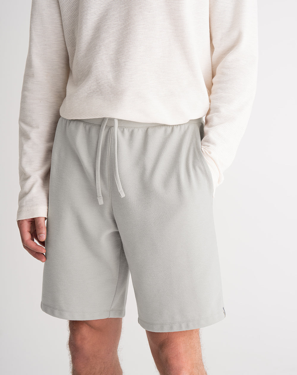 Bermuda confort regular gris hombre