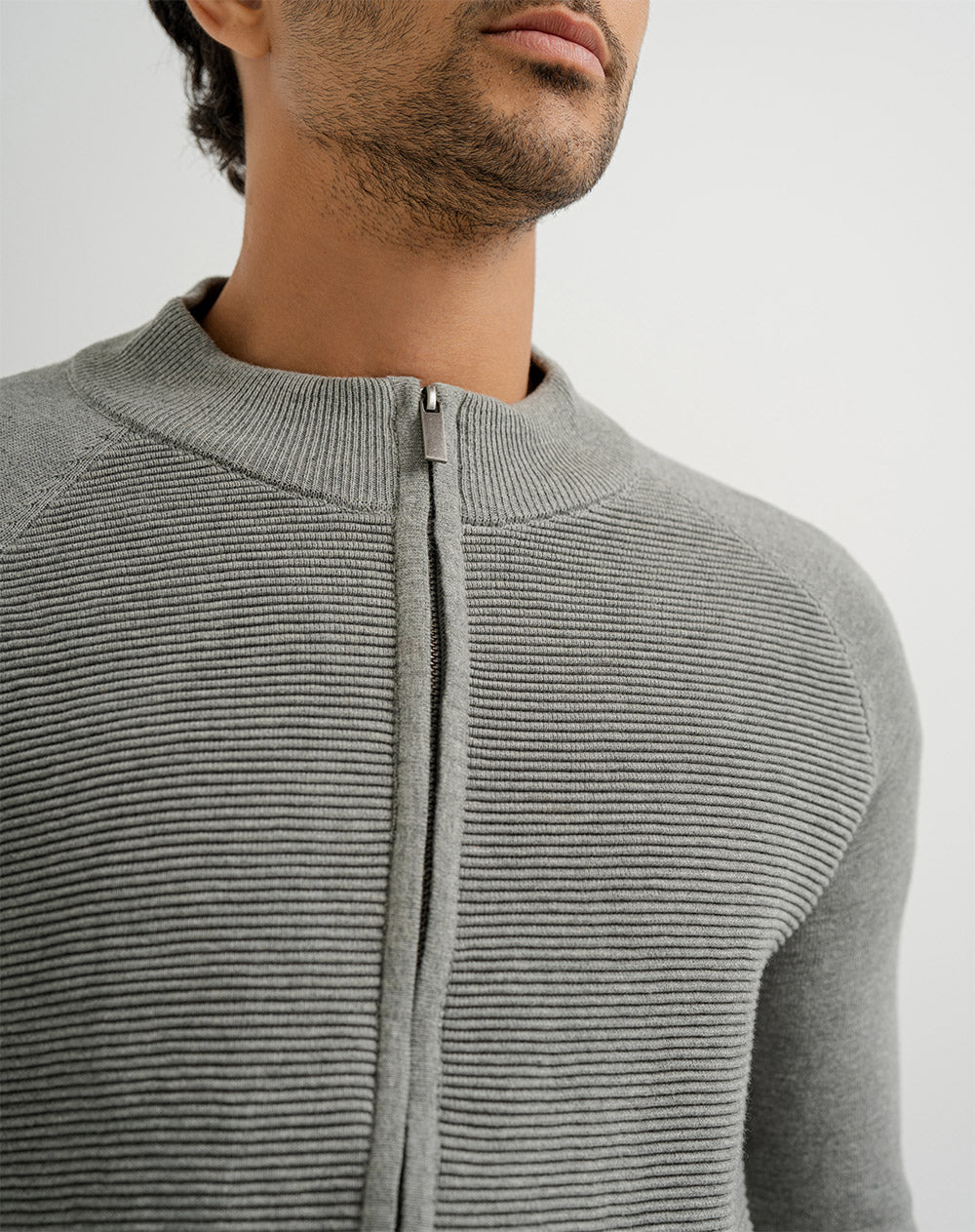 Saco regular fit gris jaspe