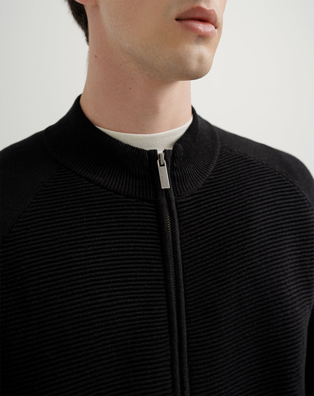 Saco regular fit negro