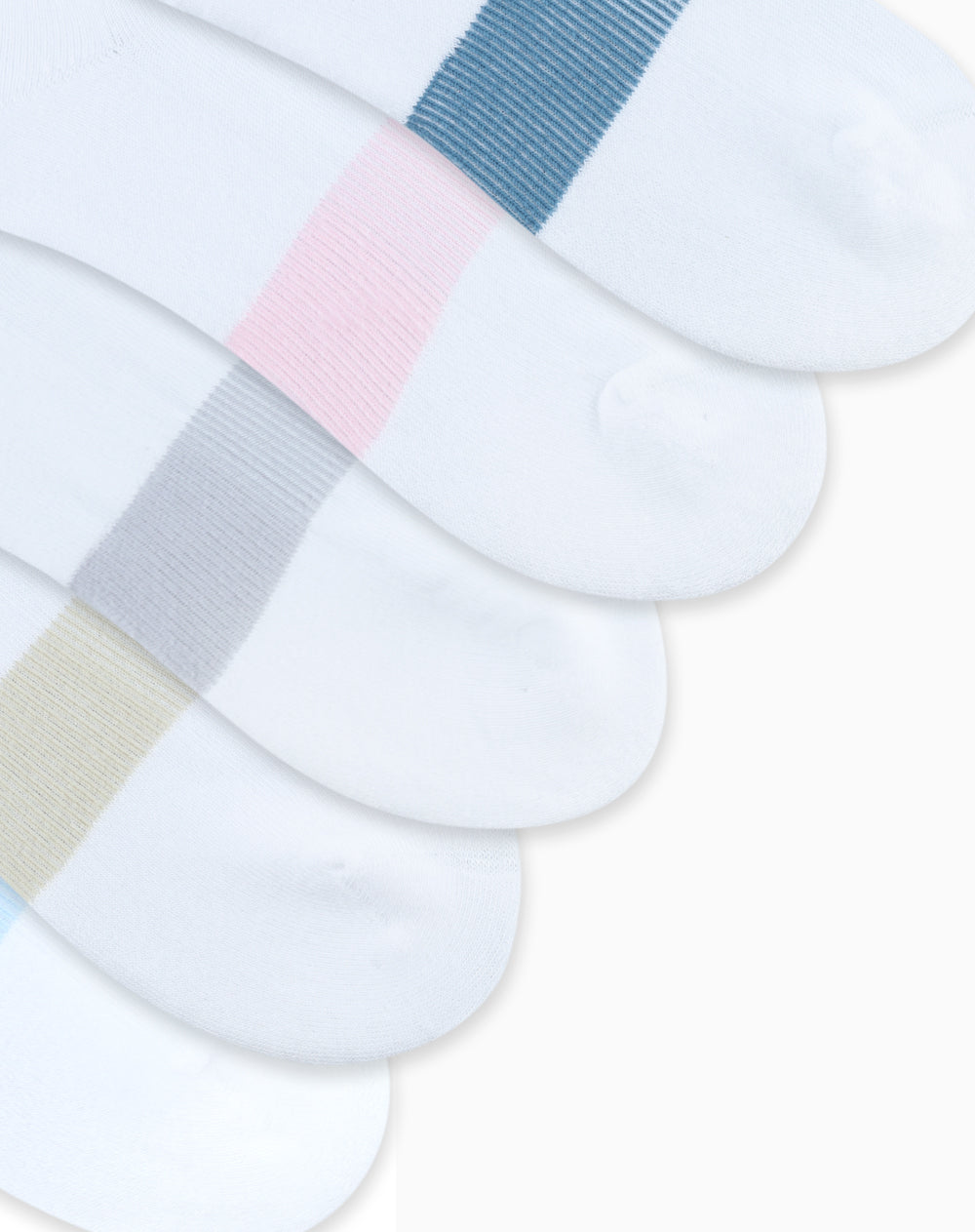 Medias deportivas mujer tobillera corta algodón pack x5 surtido