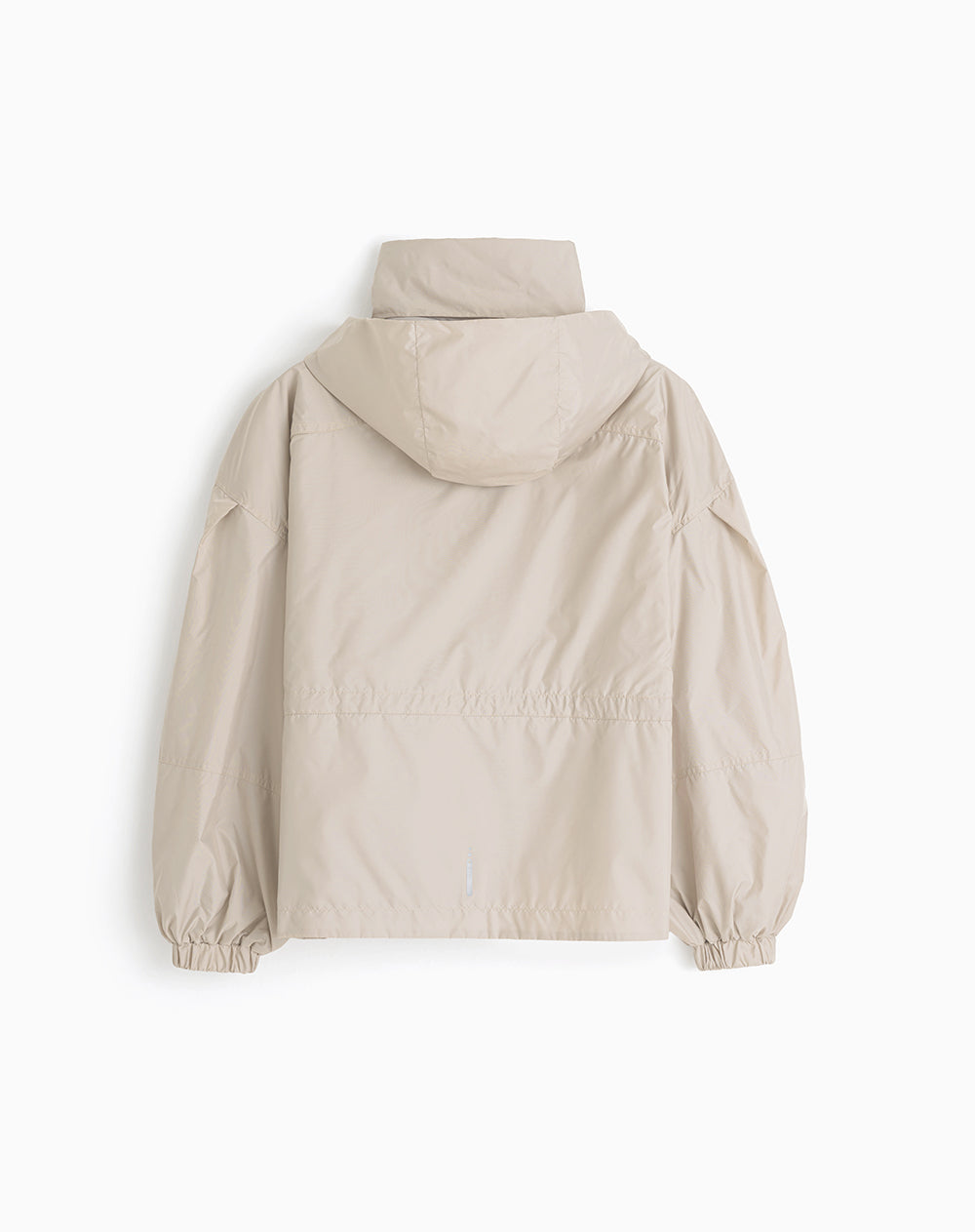 Chaqueta oversized fit con capucha habana