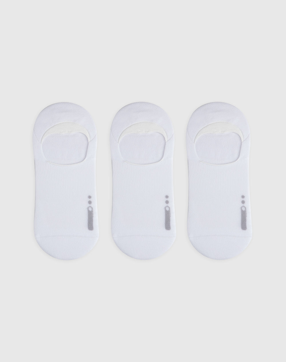 Medias para hombre baletas pack x3unds blancas
