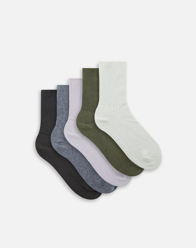 5 pares de medias largas surtido
