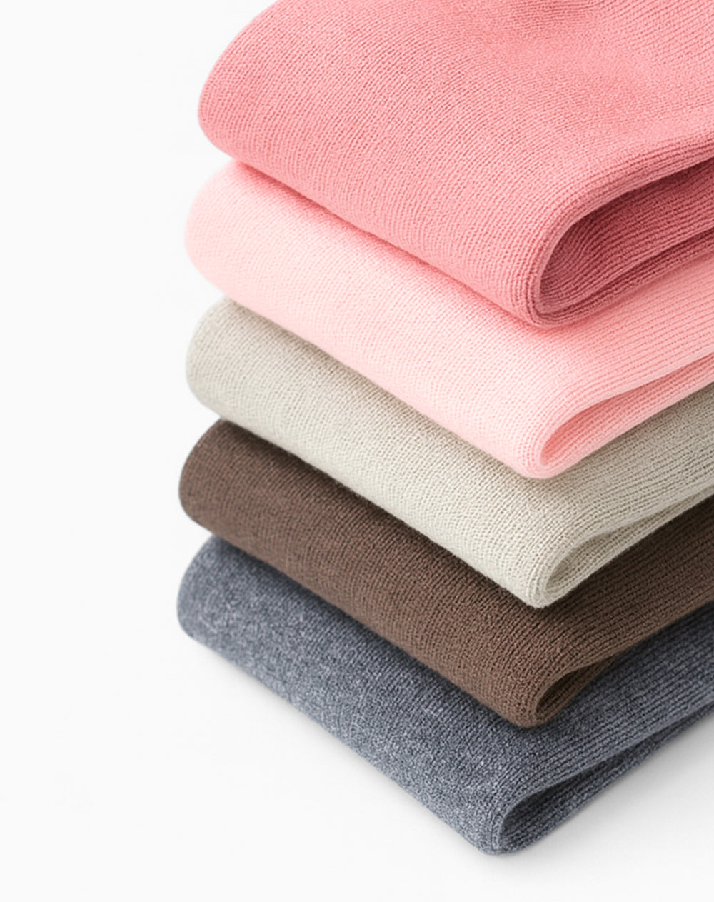 Medias mujer largas algodón pack x5 surtido