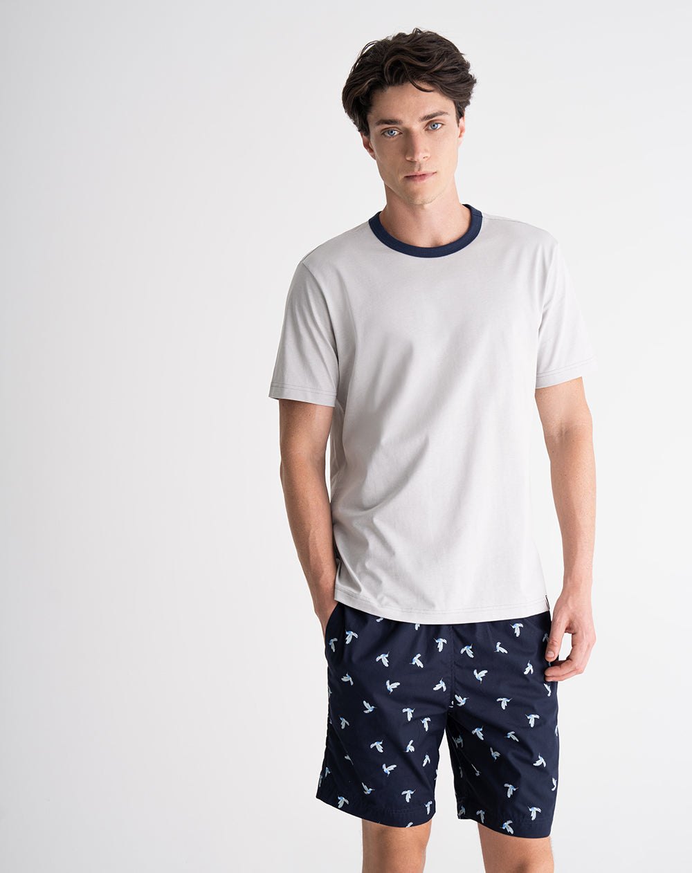 Pijama regular fit manga corta surtida