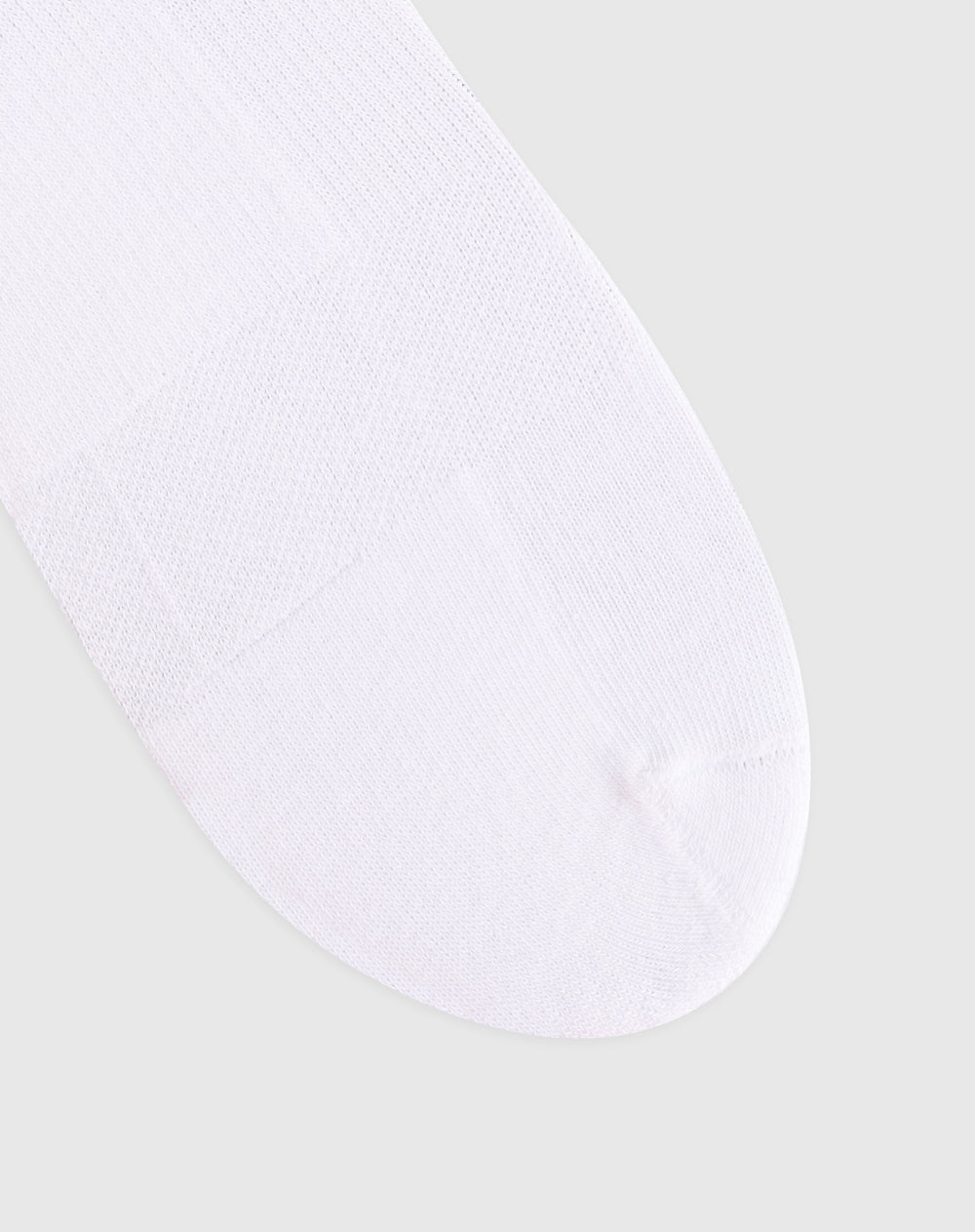 Medias deportivas unisex largas en algodón blancas