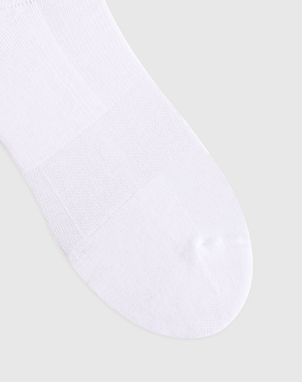 Medias deportivas unisex largas en algodón blancas