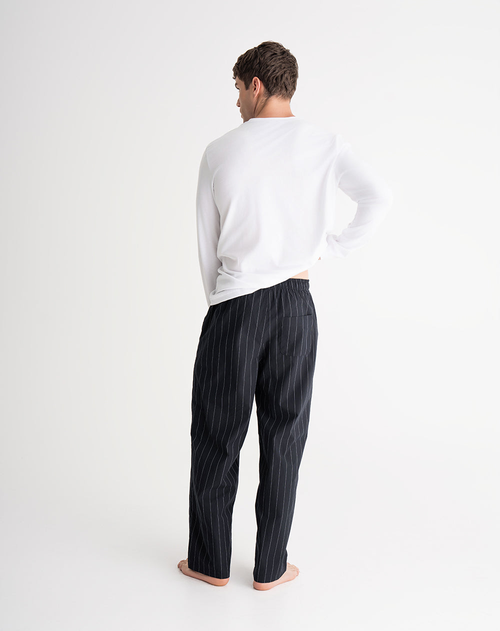 Pijama regular fit manga larga surtida