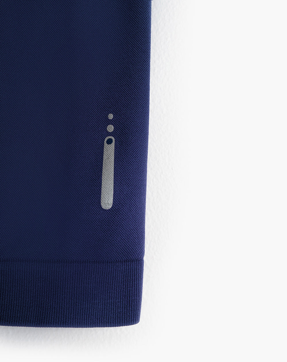 Biker deportivo seamless control abdomen azul mujer