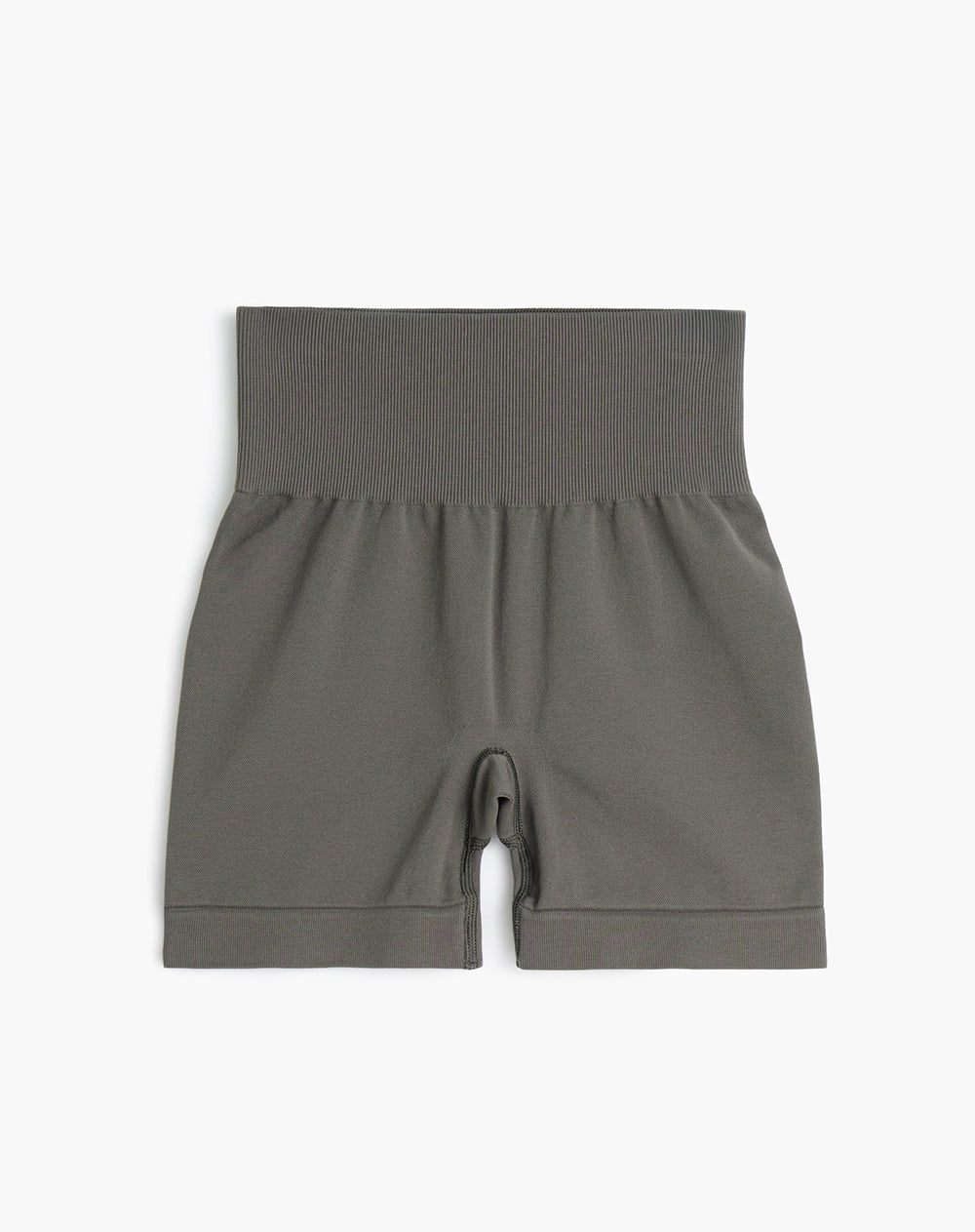 Biker deportivo seamless control abdomen verde mujer