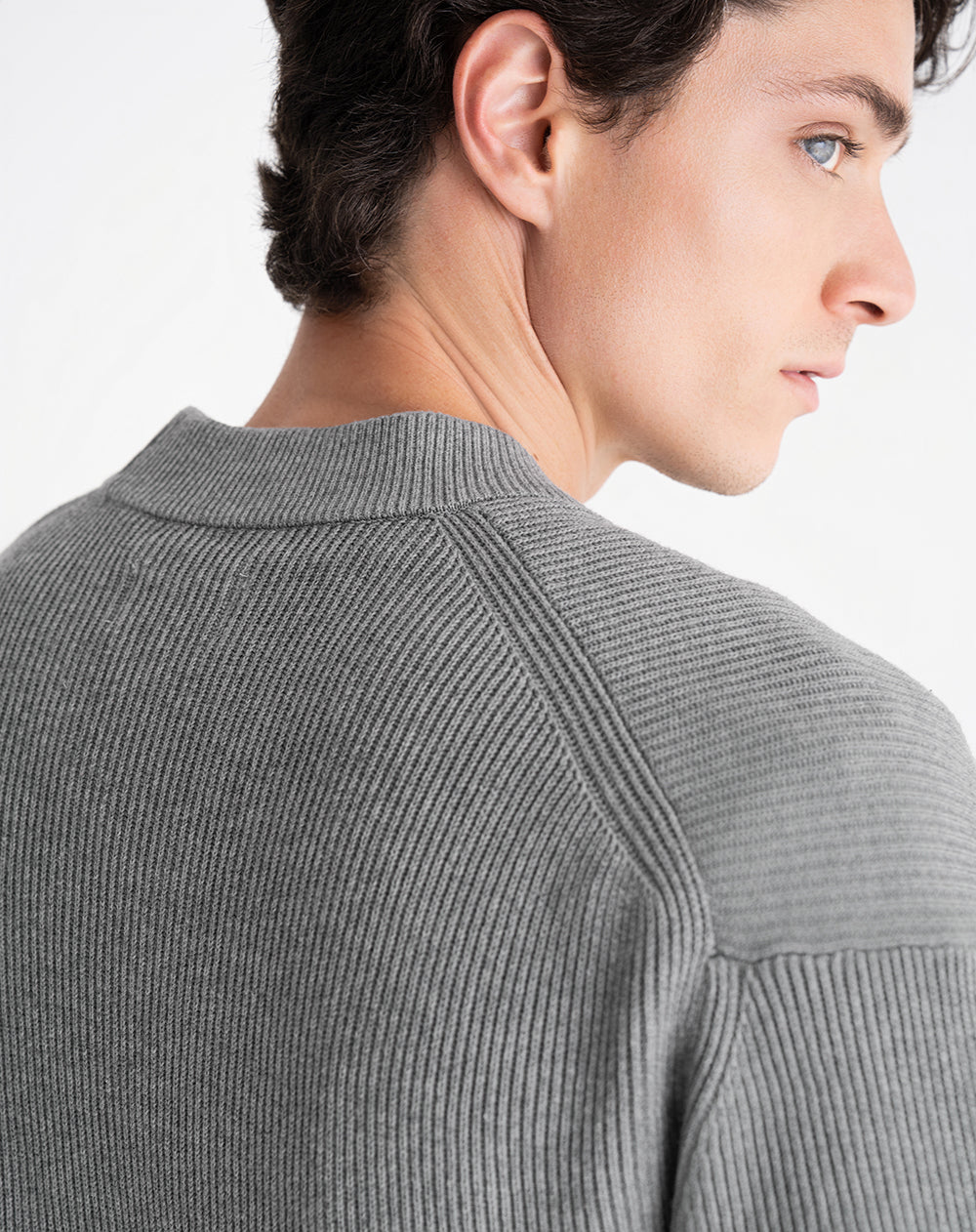 Saco regular fit gris jaspe