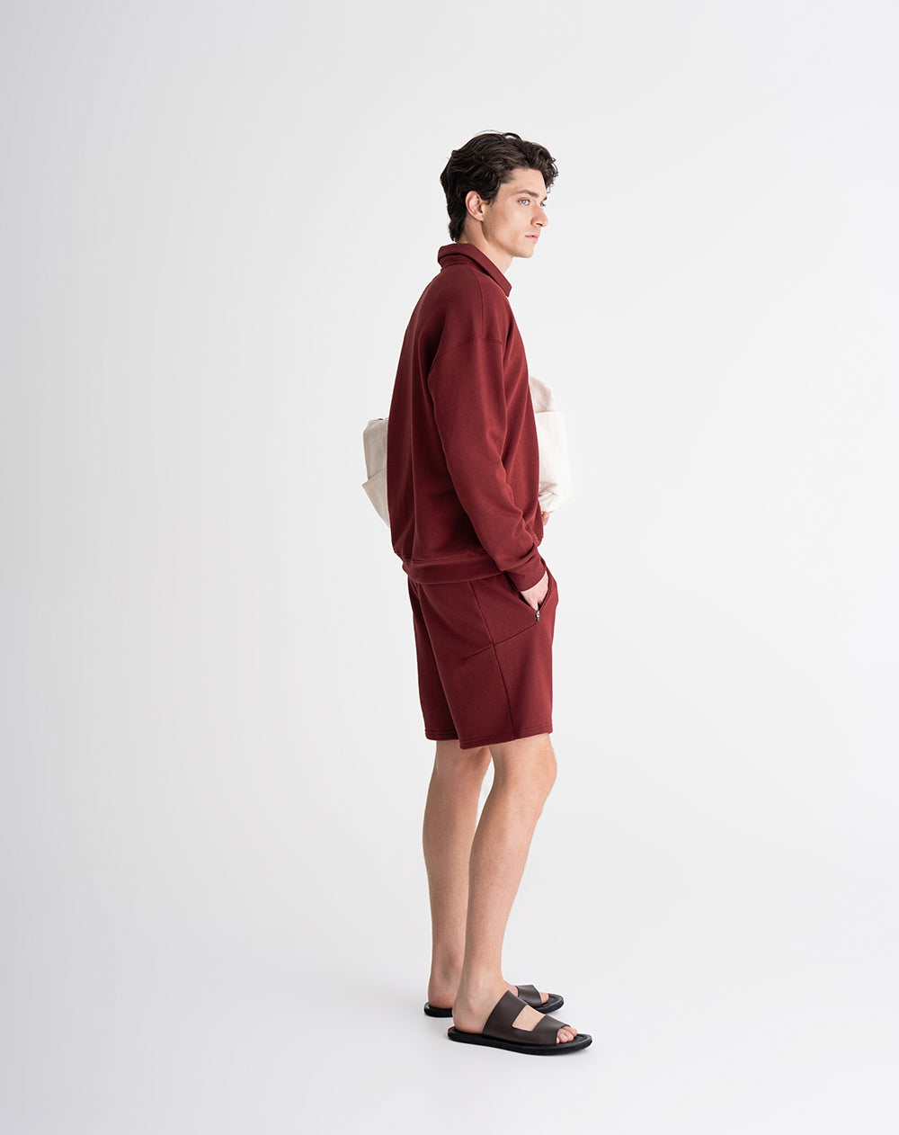 Bermuda regular fit vinotinto