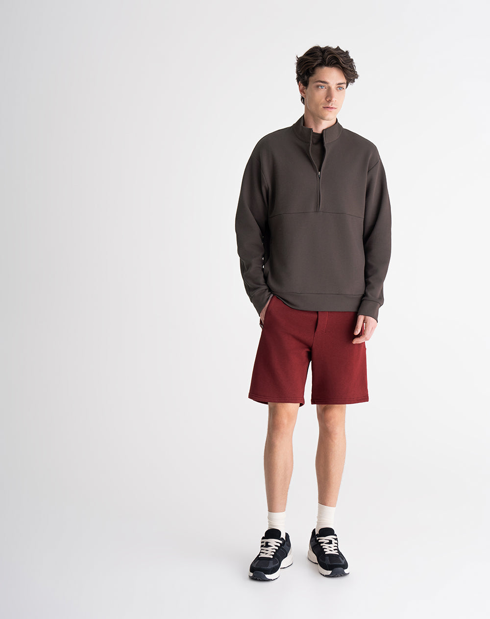 Bermuda regular fit vinotinto