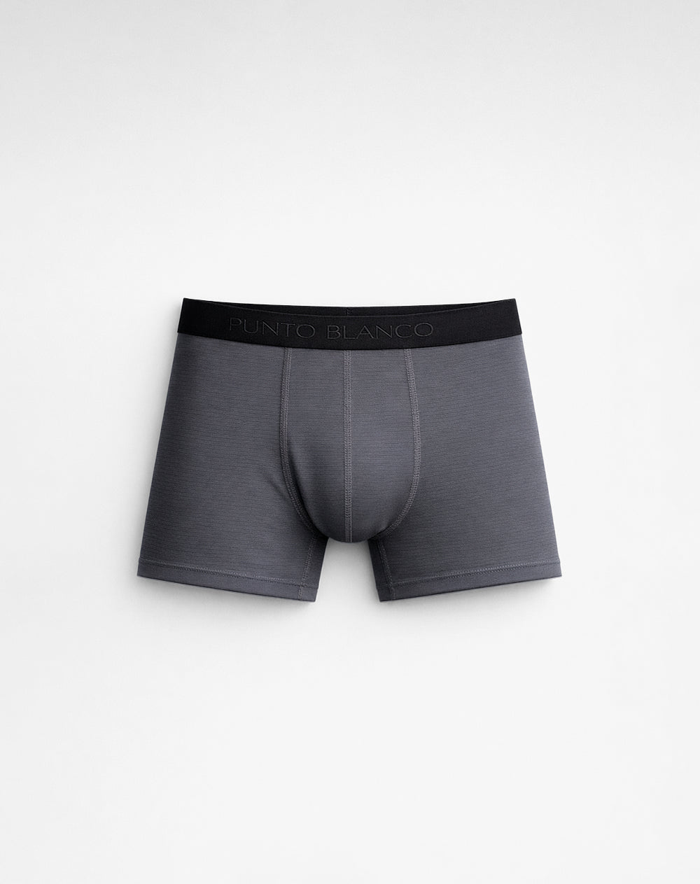 Bóxer medio panel amplio gris