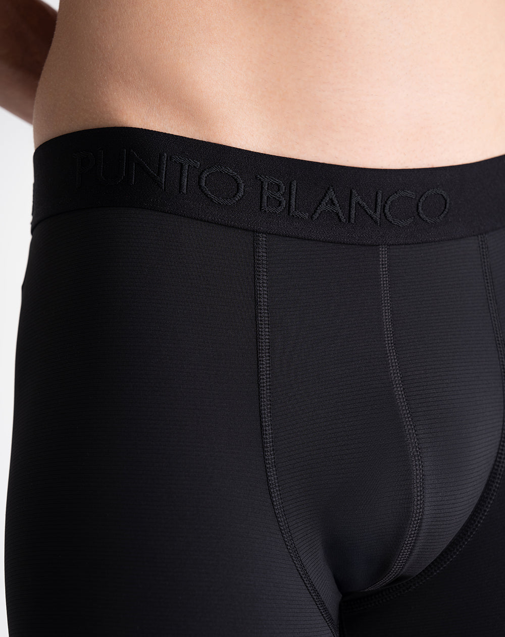 Bóxer medio panel amplio negro