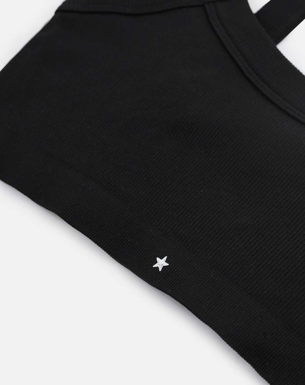 Top soporte alto seamless negro