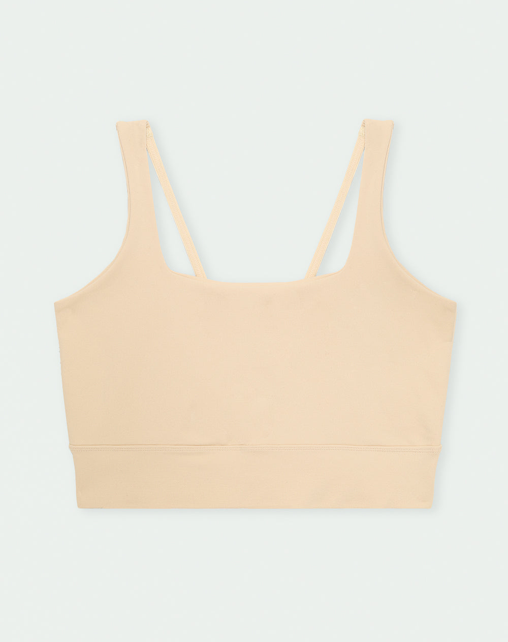 Top deportivo soporte medio seamless antibacterial amarillo