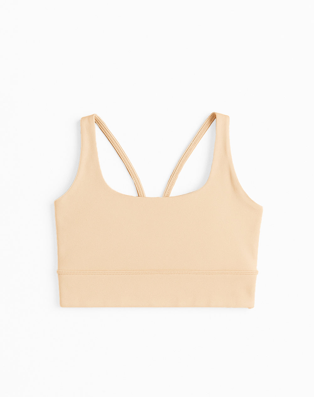 Top deportivo soporte medio seamless amarillo