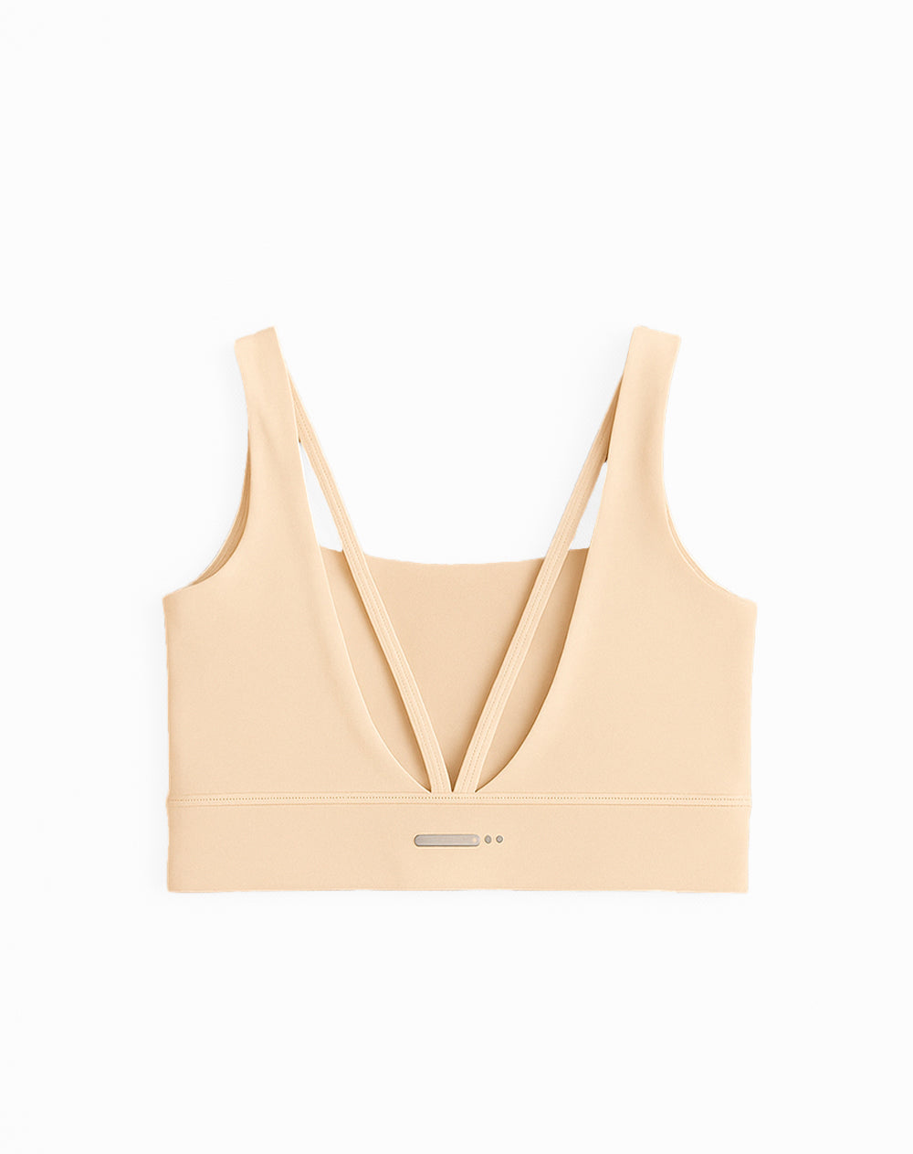 Top deportivo soporte medio seamless amarillo