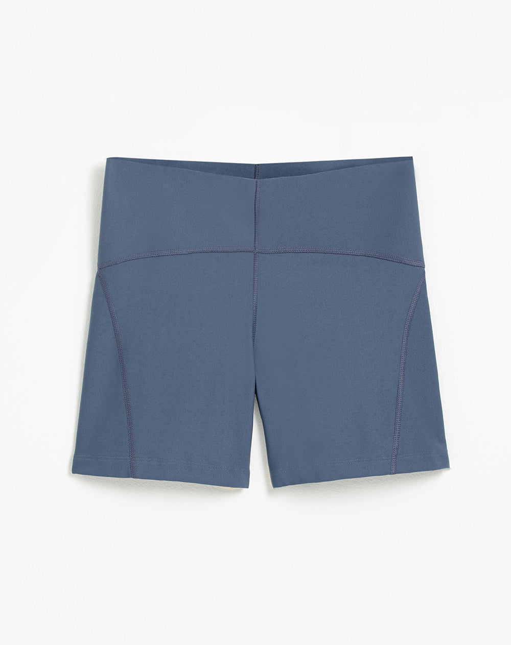 Biker deportivo control abdomen azul para mujer