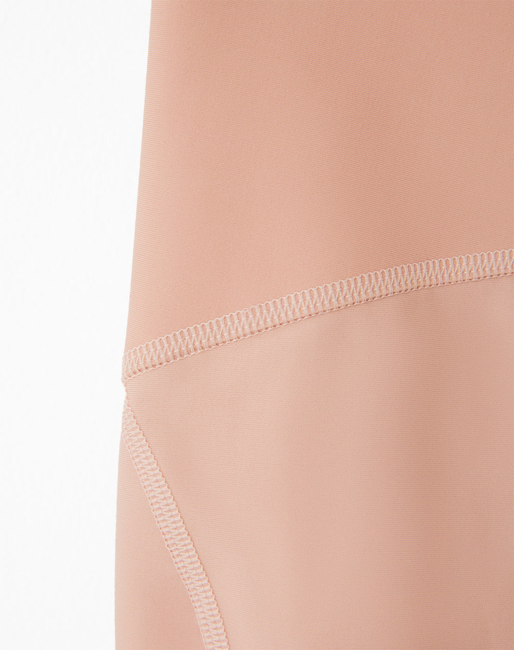 Biker deportivo tiro alto control abdomen rosa mujer