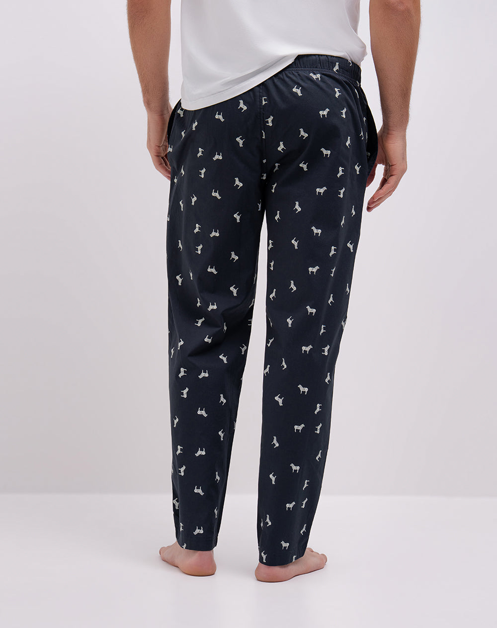 Pantalón de pijama algodón estampado hombre