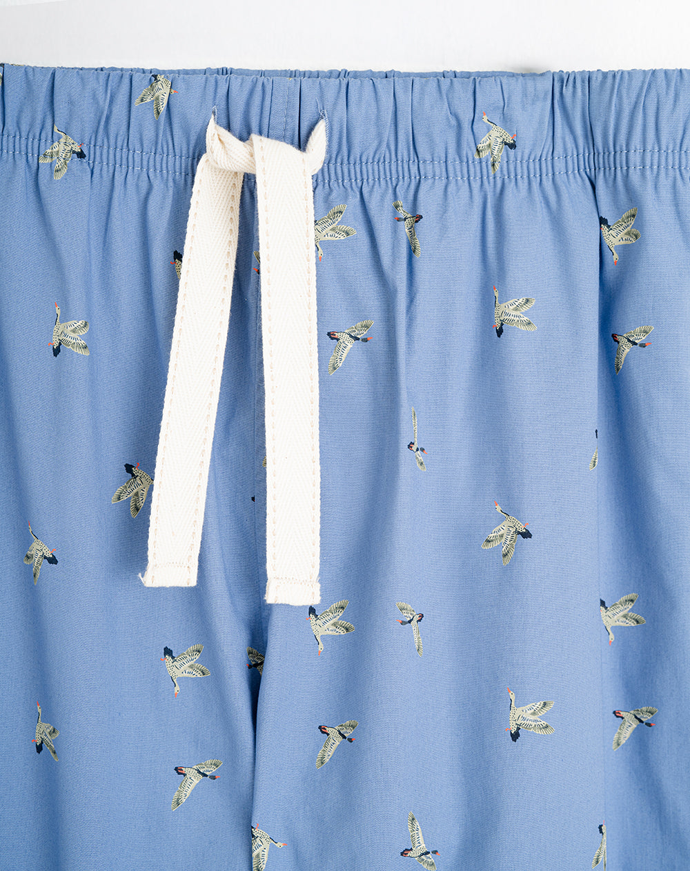 Pantalón de pijama hombre algodón largo azul estampado