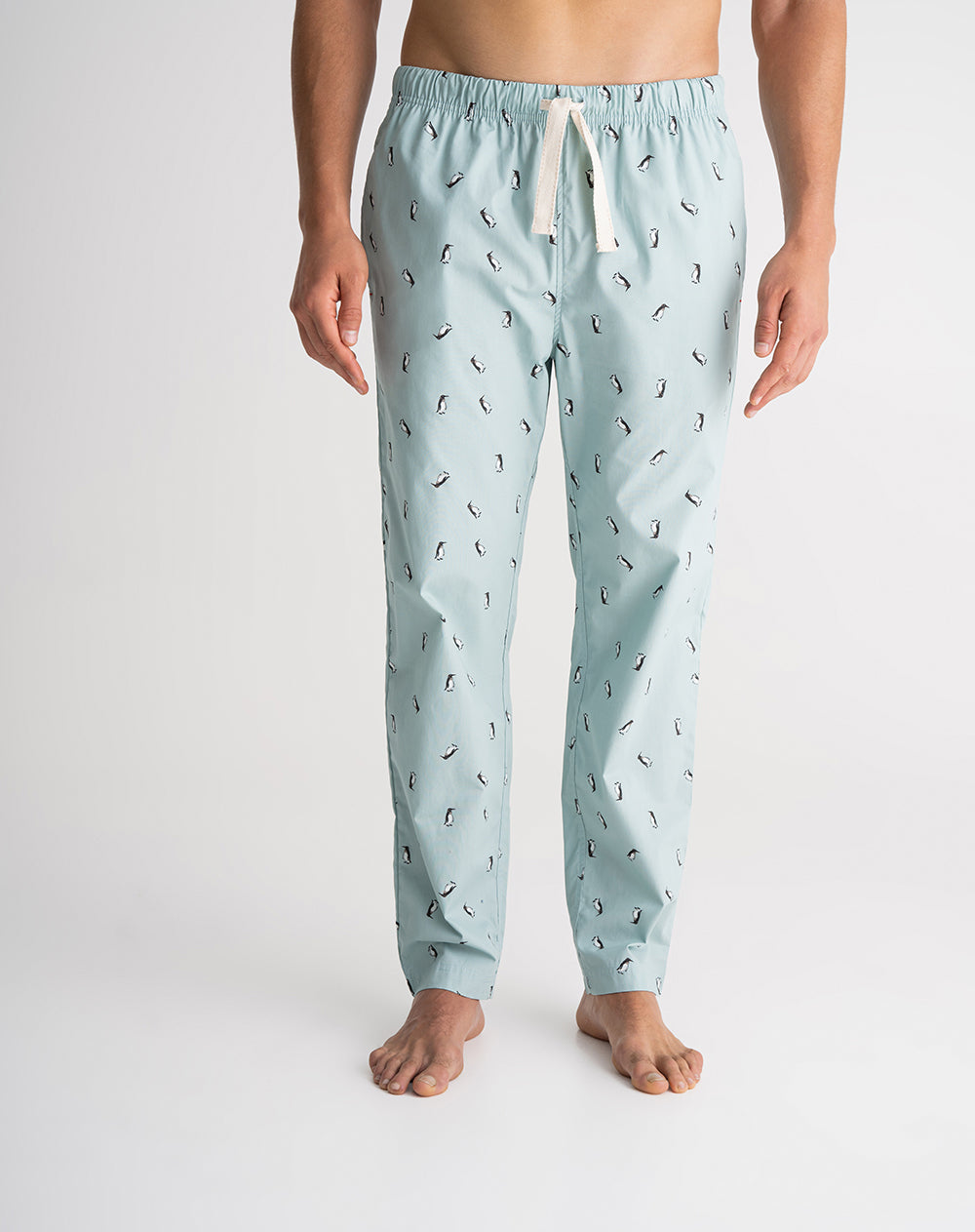 Pantalón de pijama hombre algodón largo estampado
