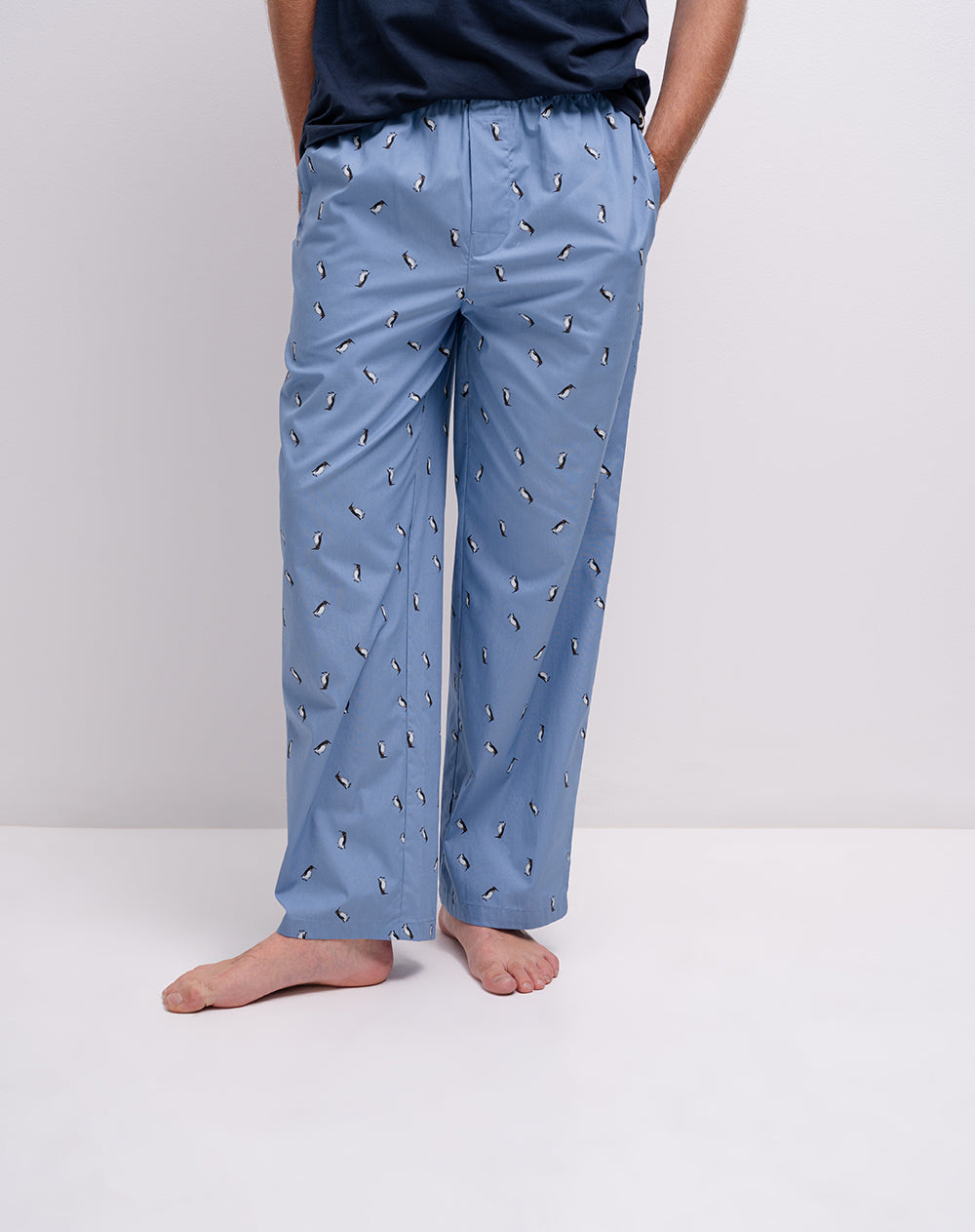 Pantalón de pijama algodón estampado hombre