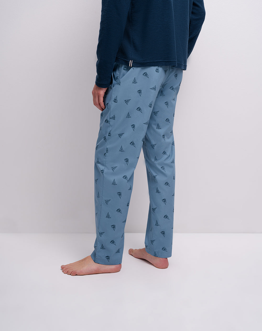 Pantalón de pijama algodón estampado hombre