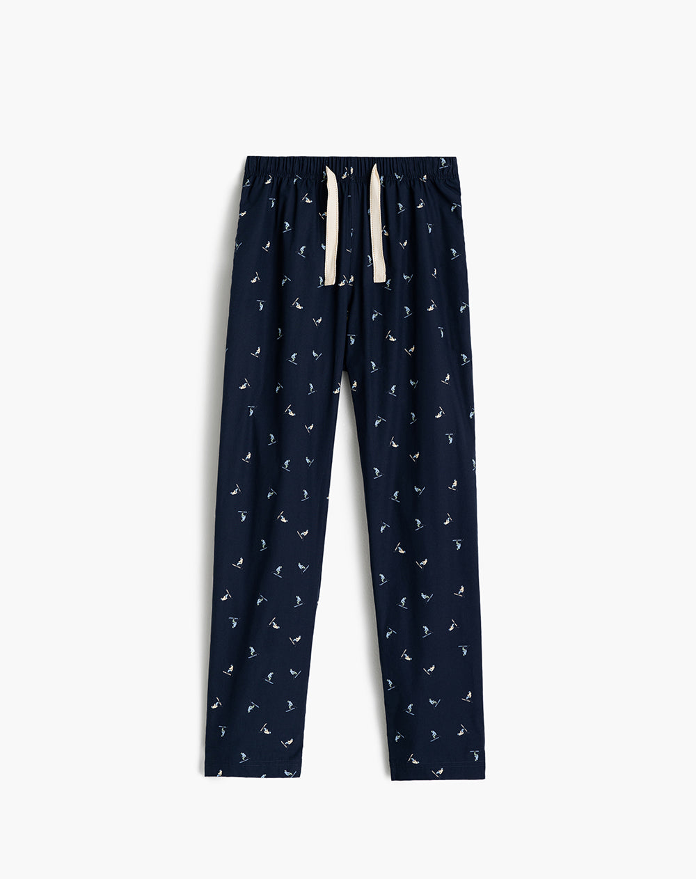 Pantalón de pijama hombre algodón largo estampado