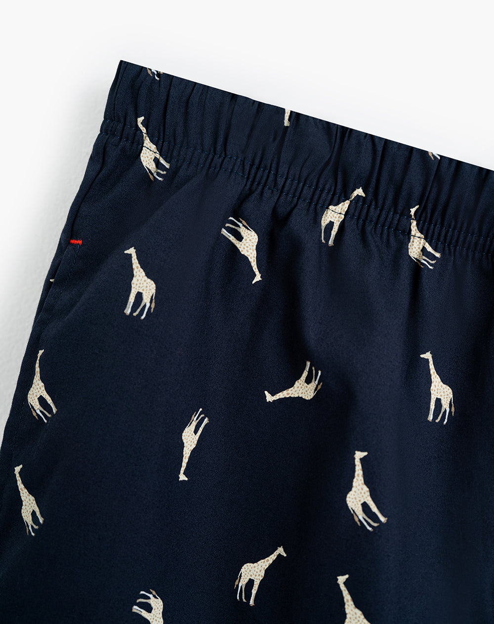 Bermuda de pijama hombre algodón azul estampad