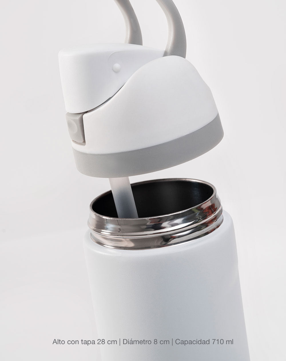 Termo térmico 710ml blanco