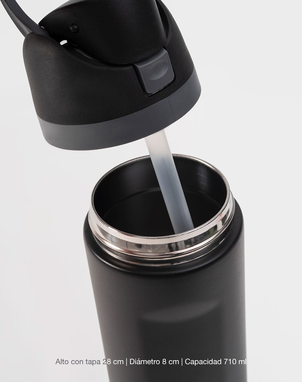 Termo térmico 710ml negro