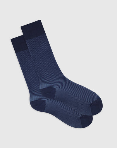 Medias para hombre largas secado rápido azules