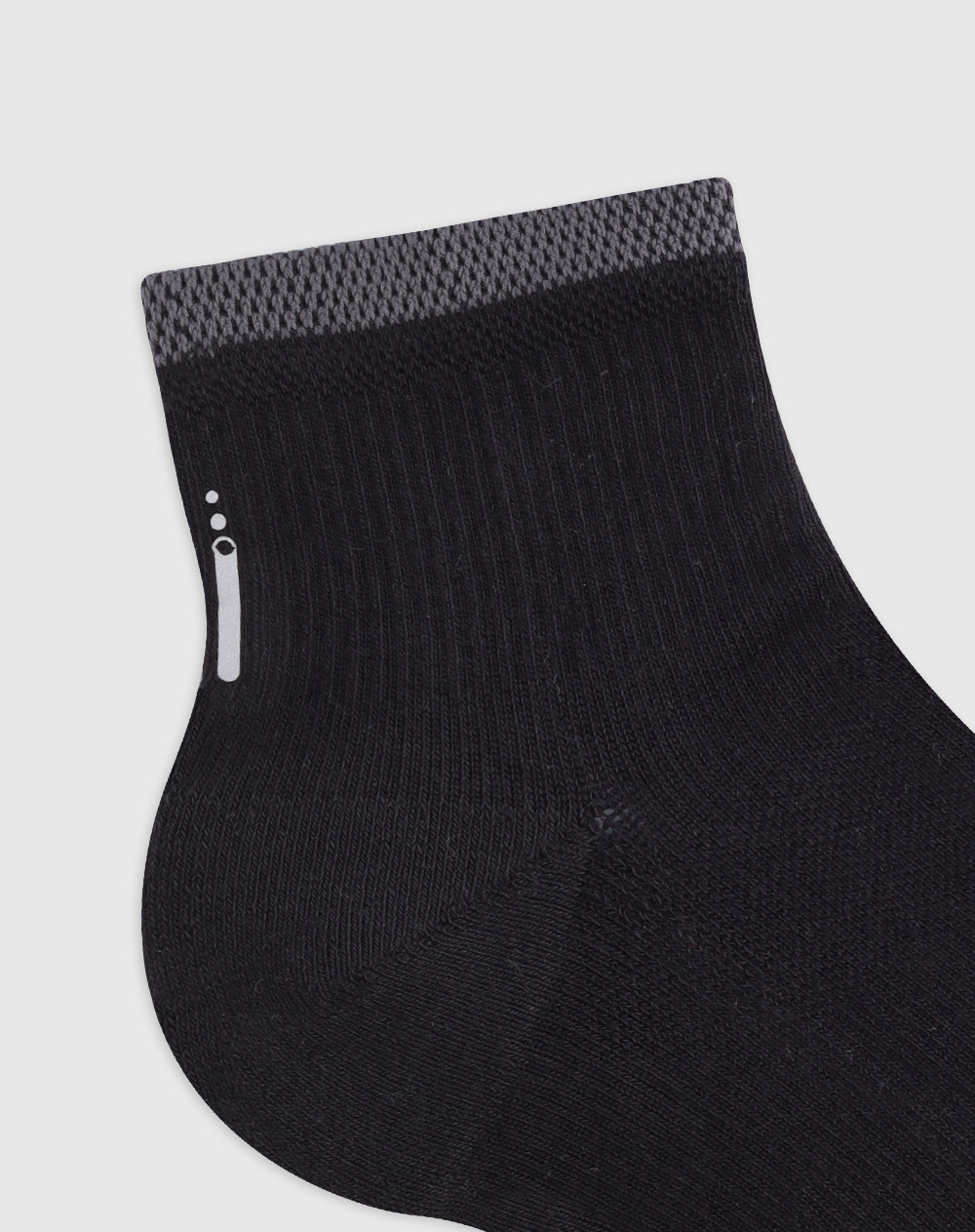Medias deportivas para hombre tobilleras en algodón pack x3unds negras