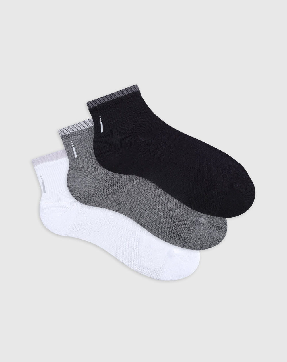 Medias para hombre tobilleras en algodón pack x3unds