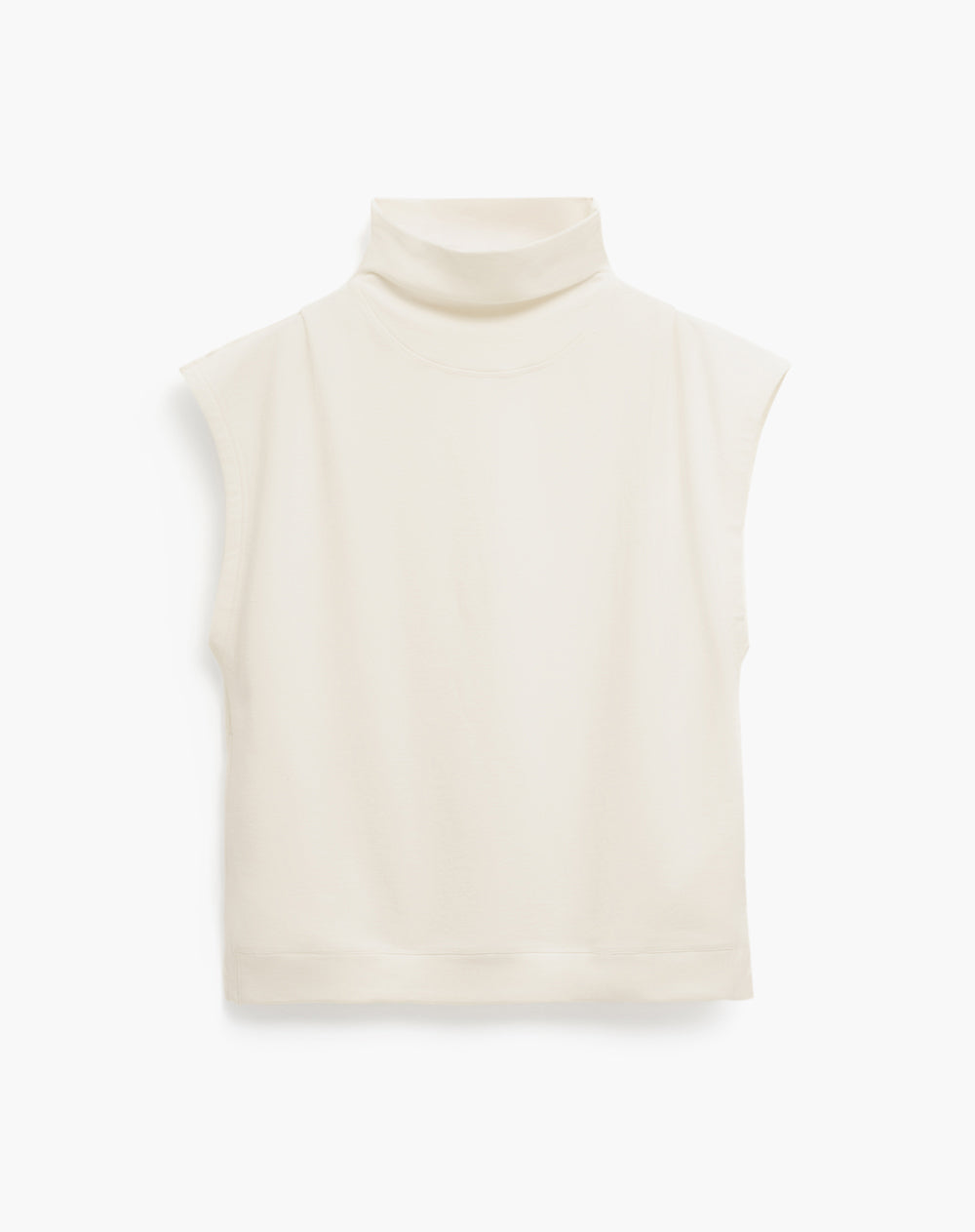 Chaleco oversized fit sin capucha habano