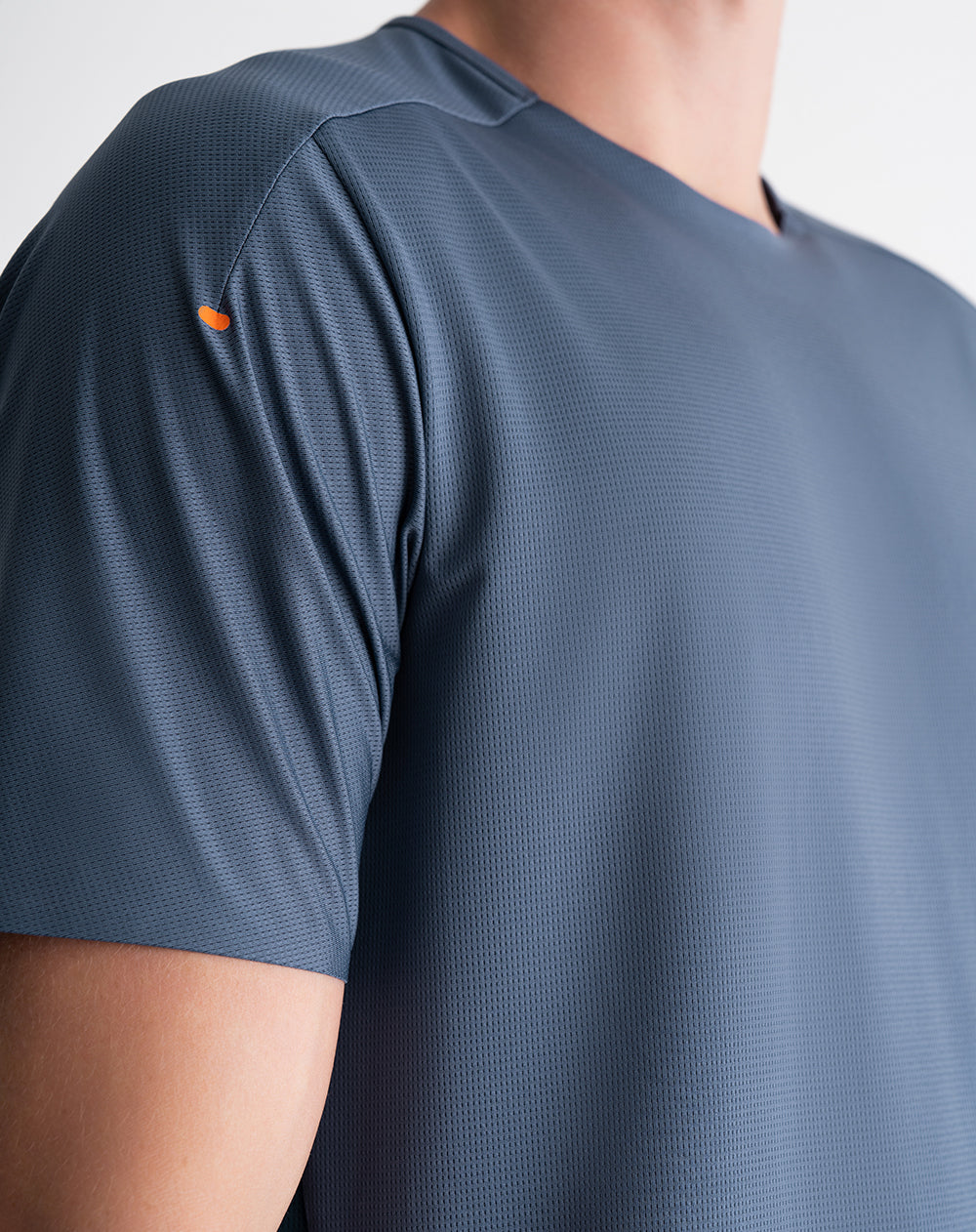 Camiseta deportiva control humedad azul hombre