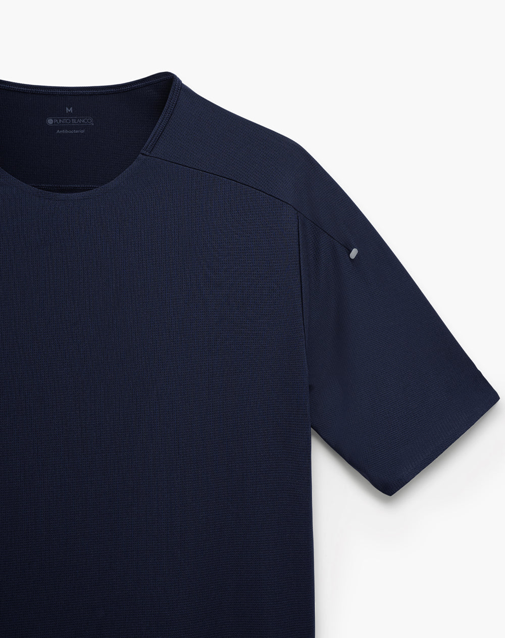 Camiseta deportiva control humedad azul hombre